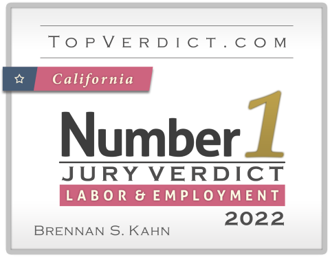 Top 10 Jury Verdicts All Practice Area Brennan S. Kahn Top 10 Jury Verdicts All Practice Area Brennan S. Kahn